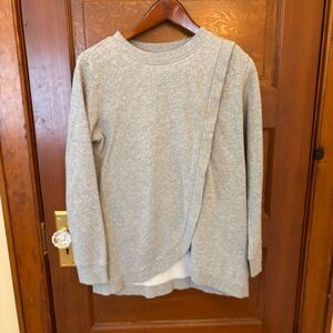 Old Navy Gray Crew Neck Sweater